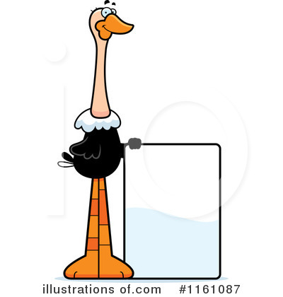Royalty-Free (RF) Ostrich Clipart Illustration by Cory Thoman - Stock Sample #1161087