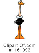 Ostrich Clipart #1161093 by Cory Thoman