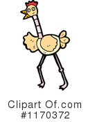 Ostrich Clipart #1170372 by lineartestpilot