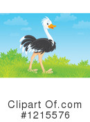 Ostrich Clipart #1215576 by Alex Bannykh