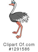 Ostrich Clipart #1291586 by Vector Tradition SM