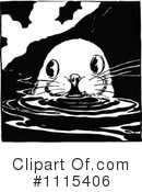 Otter Clipart #1115406 by Prawny Vintage