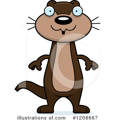 Royalty-Free (RF) Otter Clipart Illustration by Cory Thoman - Stock Sample #1208667