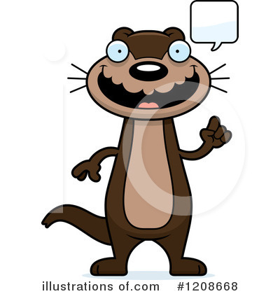 Otter Clipart #1208668 by Cory Thoman