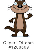 Otter Clipart #1208669 by Cory Thoman