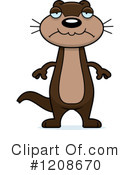 Otter Clipart #1208670 by Cory Thoman