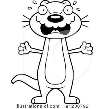 Royalty-Free (RF) Otter Clipart Illustration by Cory Thoman - Stock Sample #1208792