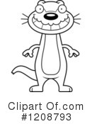 Otter Clipart #1208793 by Cory Thoman