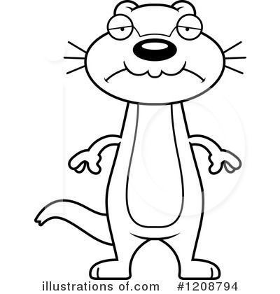 Royalty-Free (RF) Otter Clipart Illustration by Cory Thoman - Stock Sample #1208794