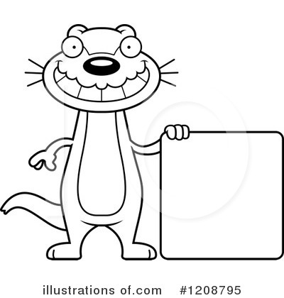 Otter Clipart #1208795 by Cory Thoman