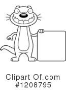 Otter Clipart #1208795 by Cory Thoman