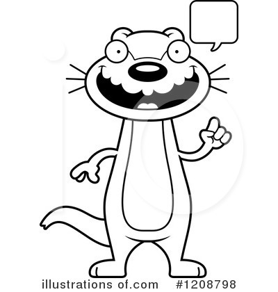 Otter Clipart #1208798 by Cory Thoman