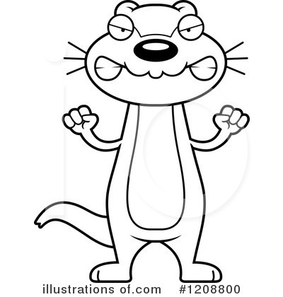 Otter Clipart #1208800 by Cory Thoman