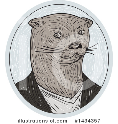 Otter Clipart #1434357 by patrimonio