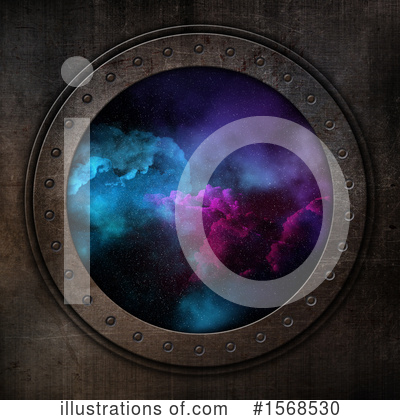 Royalty-Free (RF) Outer Space Clipart Illustration by KJ Pargeter - Stock Sample #1568530