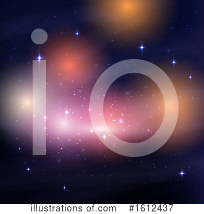 Royalty-Free (RF) Outer Space Clipart Illustration by KJ Pargeter - Stock Sample #1612437