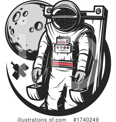 Royalty-Free (RF) Outer Space Clipart Illustration by Vector Tradition SM - Stock Sample #1740249