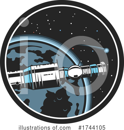 Royalty-Free (RF) Outer Space Clipart Illustration by Vector Tradition SM - Stock Sample #1744105