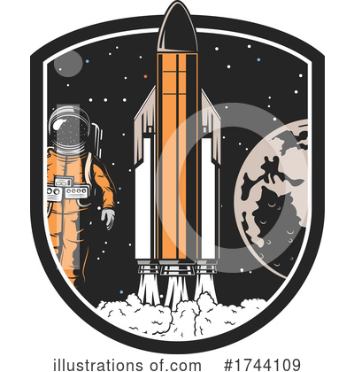 Royalty-Free (RF) Outer Space Clipart Illustration by Vector Tradition SM - Stock Sample #1744109