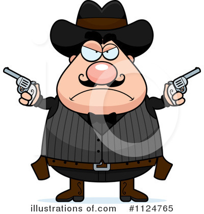 Gunfight Clipart #1124765 by Cory Thoman