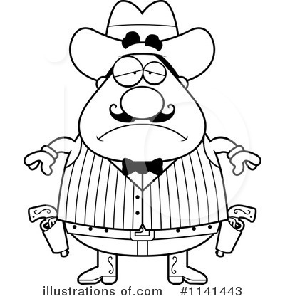 Royalty-Free (RF) Outlaw Clipart Illustration by Cory Thoman - Stock Sample #1141443