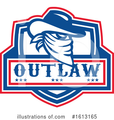 Royalty-Free (RF) Outlaw Clipart Illustration by patrimonio - Stock Sample #1613165