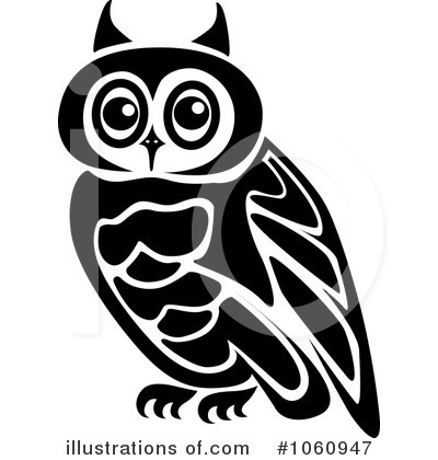 Royalty-Free (RF) Owl Clipart Illustration by Vector Tradition SM - Stock Sample #1060947