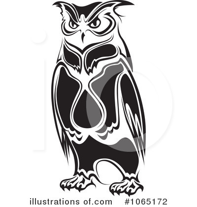 Royalty-Free (RF) Owl Clipart Illustration by Vector Tradition SM - Stock Sample #1065172