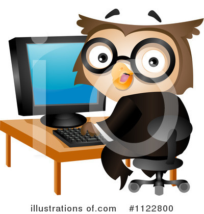 Royalty-Free (RF) Owl Clipart Illustration by BNP Design Studio - Stock Sample #1122800