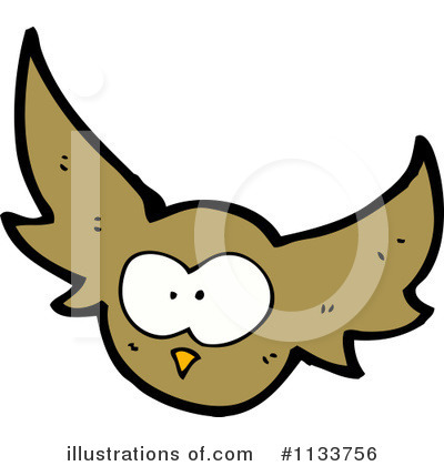 Royalty-Free (RF) Owl Clipart Illustration by lineartestpilot - Stock Sample #1133756