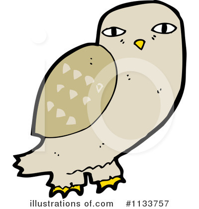 Royalty-Free (RF) Owl Clipart Illustration by lineartestpilot - Stock Sample #1133757