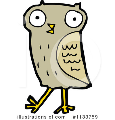 Royalty-Free (RF) Owl Clipart Illustration by lineartestpilot - Stock Sample #1133759
