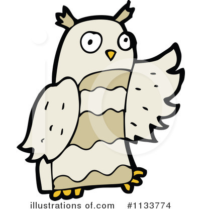 Royalty-Free (RF) Owl Clipart Illustration by lineartestpilot - Stock Sample #1133774