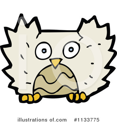 Royalty-Free (RF) Owl Clipart Illustration by lineartestpilot - Stock Sample #1133775
