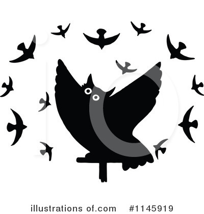 Royalty-Free (RF) Owl Clipart Illustration by Prawny Vintage - Stock Sample #1145919