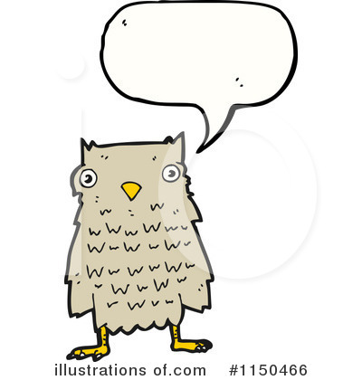 Royalty-Free (RF) Owl Clipart Illustration by lineartestpilot - Stock Sample #1150466