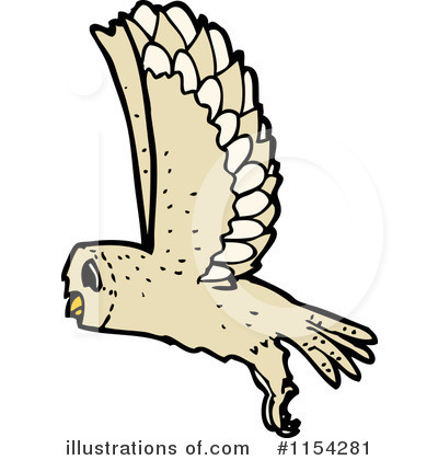 Royalty-Free (RF) Owl Clipart Illustration by lineartestpilot - Stock Sample #1154281
