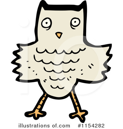 Royalty-Free (RF) Owl Clipart Illustration by lineartestpilot - Stock Sample #1154282