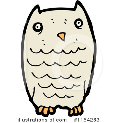 Royalty-Free (RF) Owl Clipart Illustration by lineartestpilot - Stock Sample #1154283