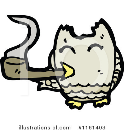 Royalty-Free (RF) Owl Clipart Illustration by lineartestpilot - Stock Sample #1161403