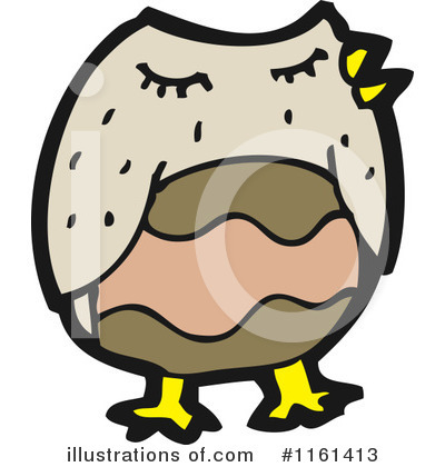 Royalty-Free (RF) Owl Clipart Illustration by lineartestpilot - Stock Sample #1161413