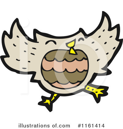 Royalty-Free (RF) Owl Clipart Illustration by lineartestpilot - Stock Sample #1161414