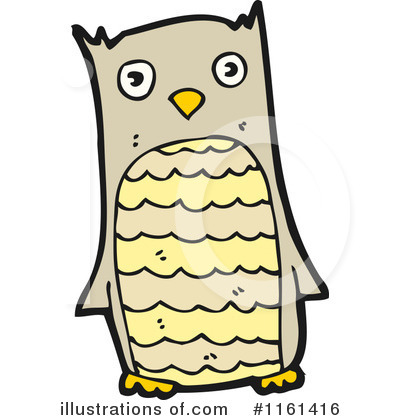 Royalty-Free (RF) Owl Clipart Illustration by lineartestpilot - Stock Sample #1161416