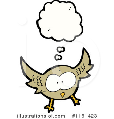 Royalty-Free (RF) Owl Clipart Illustration by lineartestpilot - Stock Sample #1161423