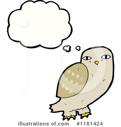 Royalty-Free (RF) Owl Clipart Illustration by lineartestpilot - Stock Sample #1161424