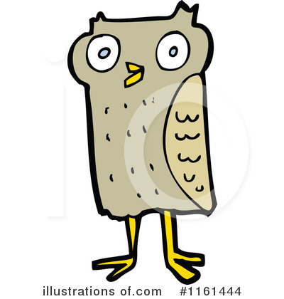 Royalty-Free (RF) Owl Clipart Illustration by lineartestpilot - Stock Sample #1161444