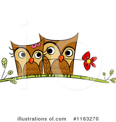 Lovebirds Clipart #1163270 by BNP Design Studio