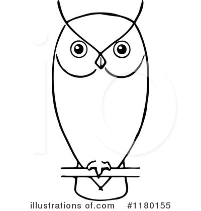 Royalty-Free (RF) Owl Clipart Illustration by Prawny Vintage - Stock Sample #1180155