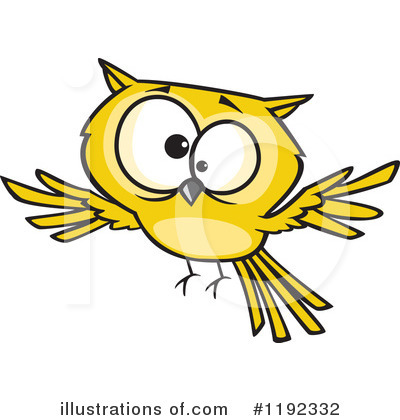 Royalty-Free (RF) Owl Clipart Illustration by toonaday - Stock Sample #1192332