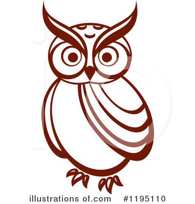 Royalty-Free (RF) Owl Clipart Illustration by Vector Tradition SM - Stock Sample #1195110